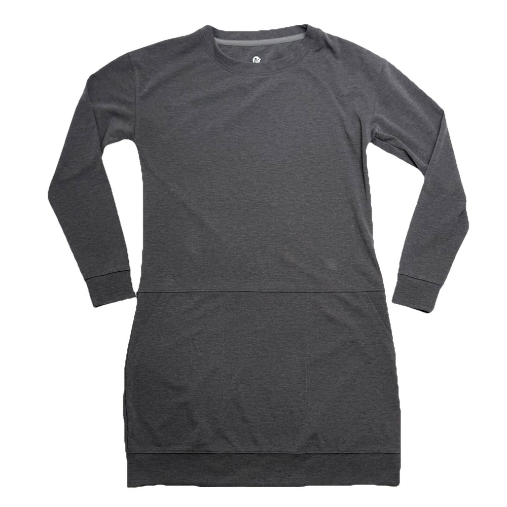 Merrell Marcy Performix Long Sleeve Dress Womens S Dark Gray Drop‎ Waist Hiking
